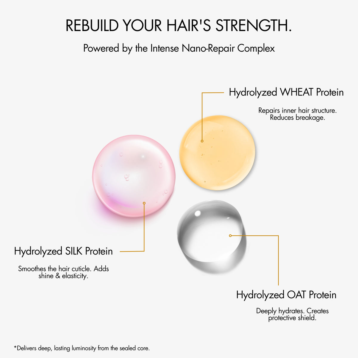 FORTEX Intense Nano-Repair Cysteine Complex Shampoo for Indian Hair, Sulfate-Free, Colour-Safe 280ml