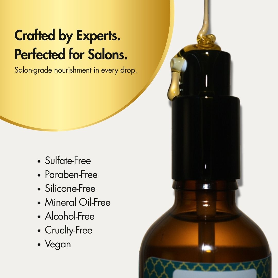 Fortex Argan Therapy Premium Moroccan Hair Treatment Oil, Alcohol-Free, For All Hair Types,100ml