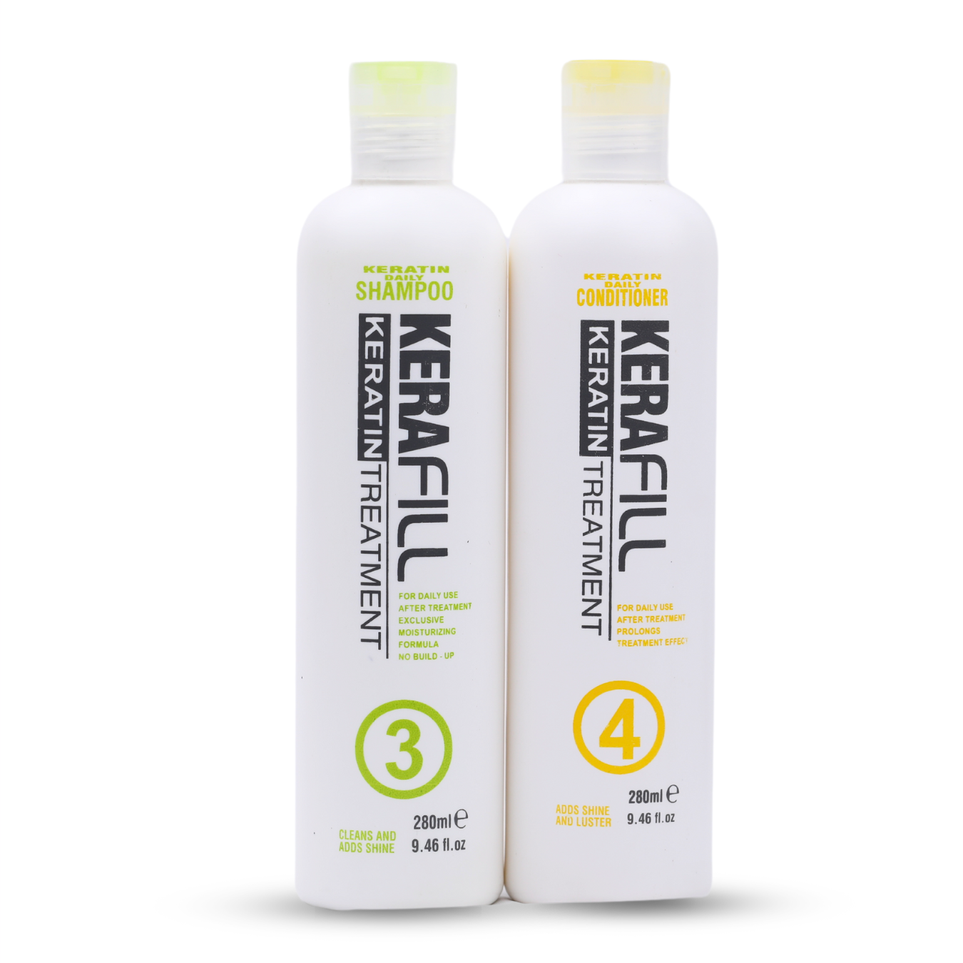 Kerafill Moisturizing Keratin Shampoo & Conditioner For Keratin Treated Hair